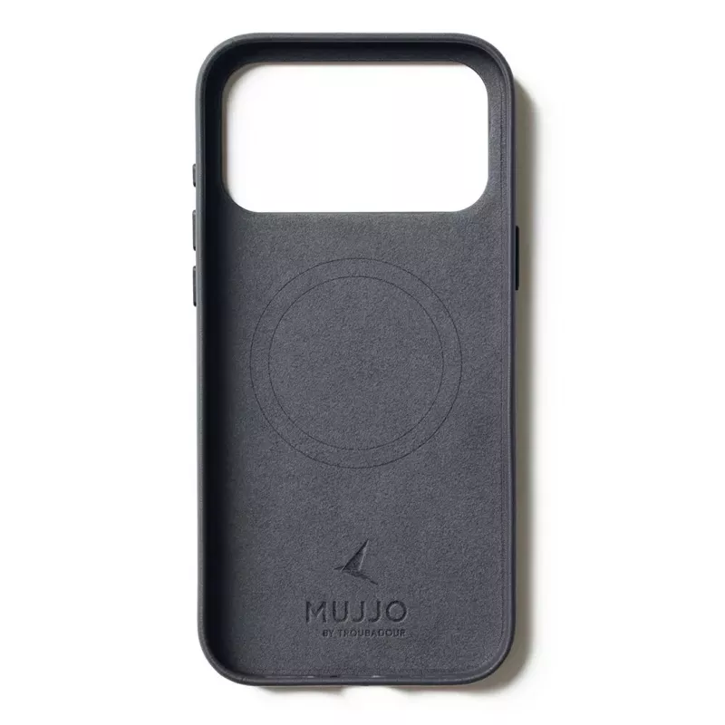 Mujjo nahkakotelo iPhone 17 Pro Max MagSafe-yhteensopiva (Basalt)