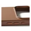 Mujjo nahkakotelo iPhone 17 Pro Max MagSafe-yhteensopiva (Tan)