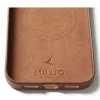Mujjo nahkakotelo iPhone 17 Pro Max MagSafe-yhteensopiva (Tan)