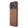 Mujjo nahkakotelo iPhone 17 Pro Max MagSafe-yhteensopiva (Tan)