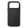 Mujjo Wallet Leather Case iPhone 17 Pro Max MagSafe-yhteensopiva (musta)