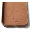 Mujjo Wallet Leather Case iPhone 17 Pro Max, MagSafe-yhteensopiva, Tan