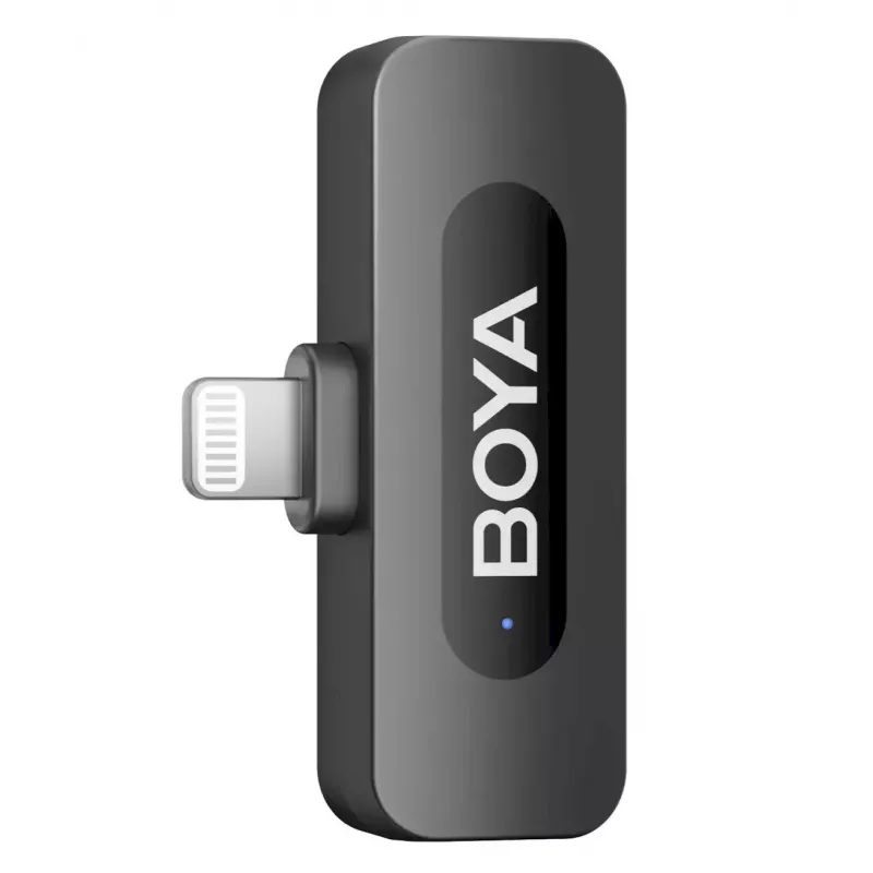 BOYA BY-V1 V2.0 erittäin kompakti 2,4GHz langaton mikrofoni Lightning-laitteille - 1TX+1RX