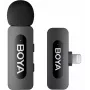 BOYA BY-V1 V2.0 erittäin kompakti 2,4GHz langaton mikrofoni Lightning-laitteille - 1TX+1RX