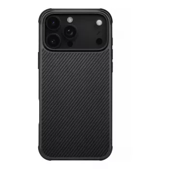PITAKA Aramid ProGuard MagSafe -kotelo iPhone 17 Pro Max musta/harmaa