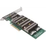 Microchip Adaptec SmartRAID Ultra 3254-16e /e 8GB SAS/NVMe 16 Port External PCIe x16 24 Gbps Low Profile RAID-ohjain