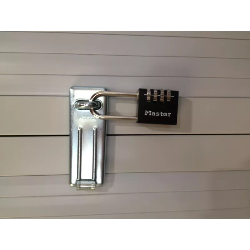 Master Lock 7640EURDBLK yhdistelmälukko 40mm kaaren leveys, karkaistu teräskaari, 4-numeroinen uudelleenasennettava, hopea/harmaa