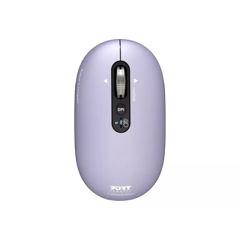 PORT Designs Pure MAC Iris ladattava Bluetooth-optinen hiiri – musta/harmaa