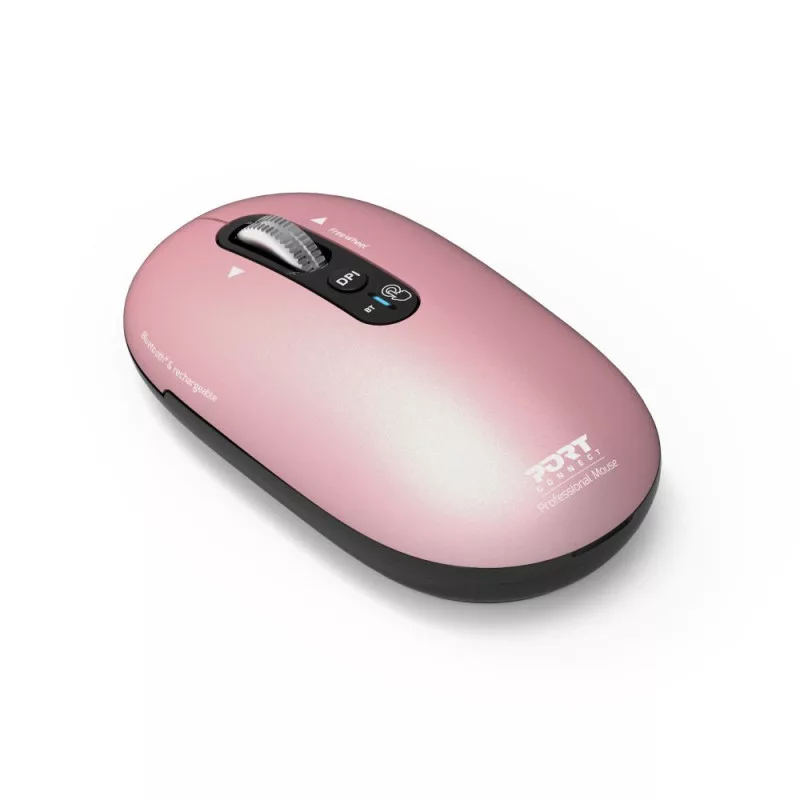 PORT Designs Pure MAC ladattava Bluetooth-hiiri – Copper Rose – optinen