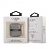 Guess GUA2HHTSK AirPods 1/2 -kotelo, musta, Strap Collection