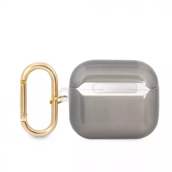 Guess GUA3HHTSK AirPods 3 -kotelo, musta, Strap Collection