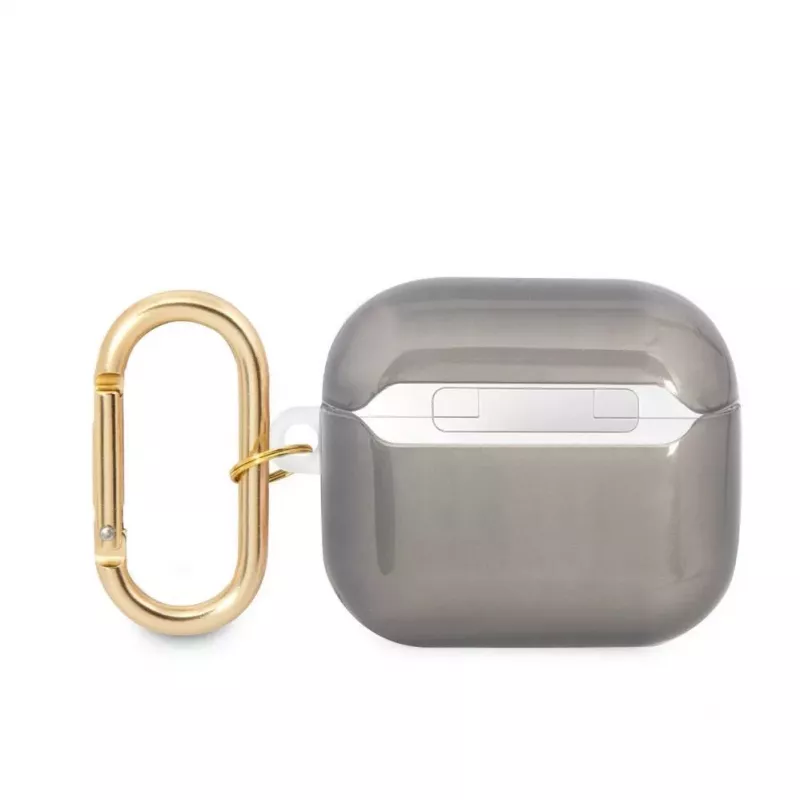 Guess GUA3HHTSK AirPods 3 -kotelo, musta, Strap Collection