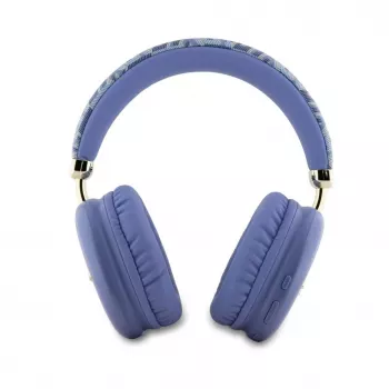 Guess Gcube Metallic Script Logo on-ear Bluetooth -kuulokkeet - violetti