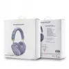 Guess Gcube Metallic Script Logo on-ear Bluetooth -kuulokkeet - violetti