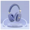 Guess Gcube Metallic Script Logo on-ear Bluetooth -kuulokkeet - violetti
