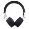 Guess Grained Classic Round Shape langattomat Bluetooth over-ear -kuulokkeet ENC:llä (musta)