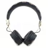 Guess Peony Script pyöreät langattomat over-ear -kuulokkeet Bluetooth 5.3:lla ja ENC:llä (musta)