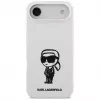 KARL LAGERFELD Silicone Case Karl Sketch & Logo MagSafe iPhone Air, valkoinen