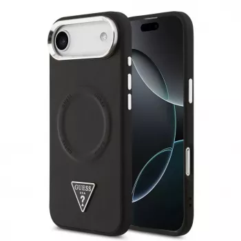 Guess Triangle Logo MagSafe -suojakotelo iPhone Air - musta