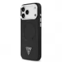 Guess Triangle Logo MagSafe -suojakotelo iPhone 17 Pro Max (musta)