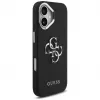 Guess Grained Big 4G Classic Logo -kuori iPhone 17, musta