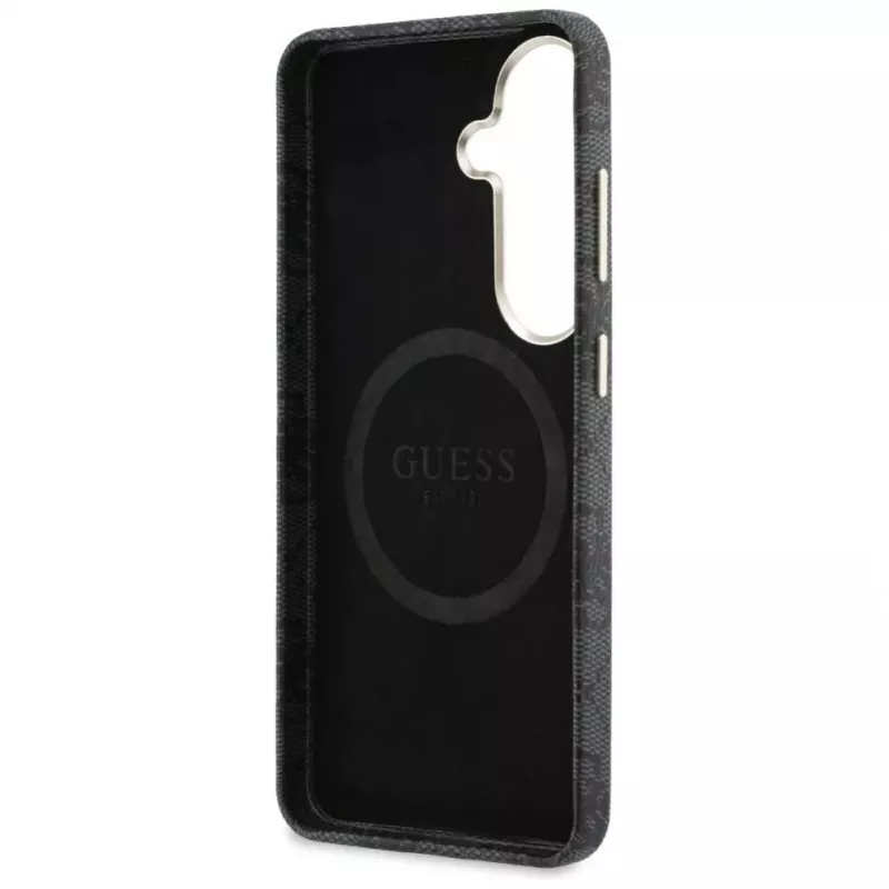 Guess 4G Script MagSafe -suojakotelo Samsung Galaxy S26:lle, musta