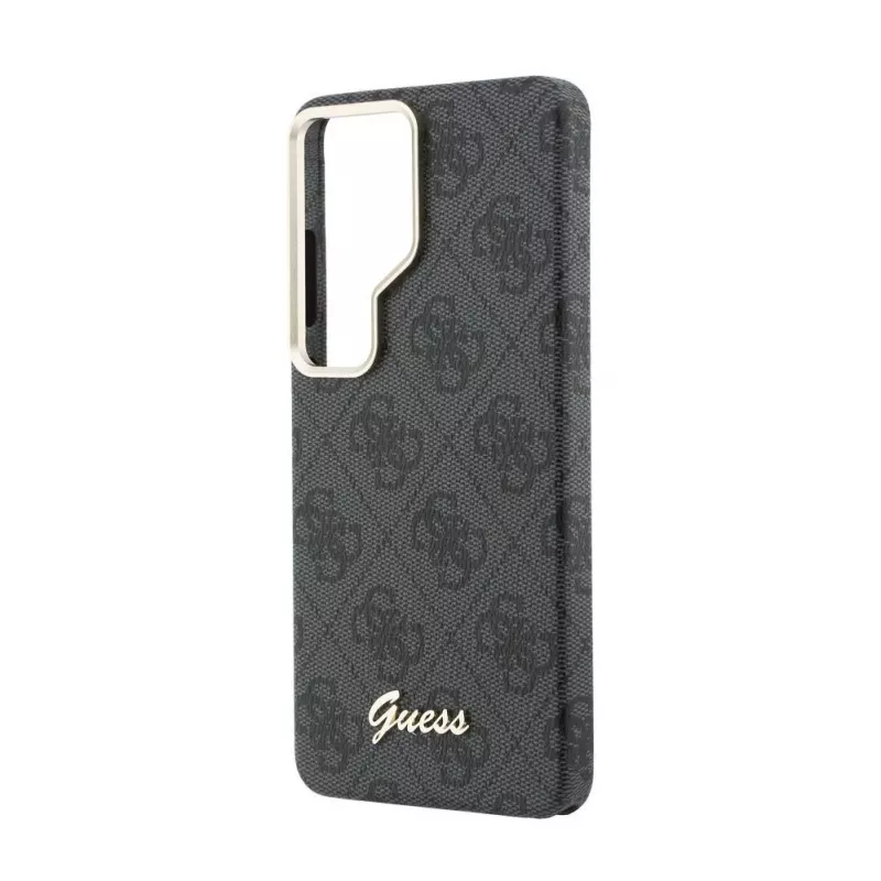 Guess 4G Script MagSafe -suojakotelo Samsung Galaxy S26 Ultralle (musta)