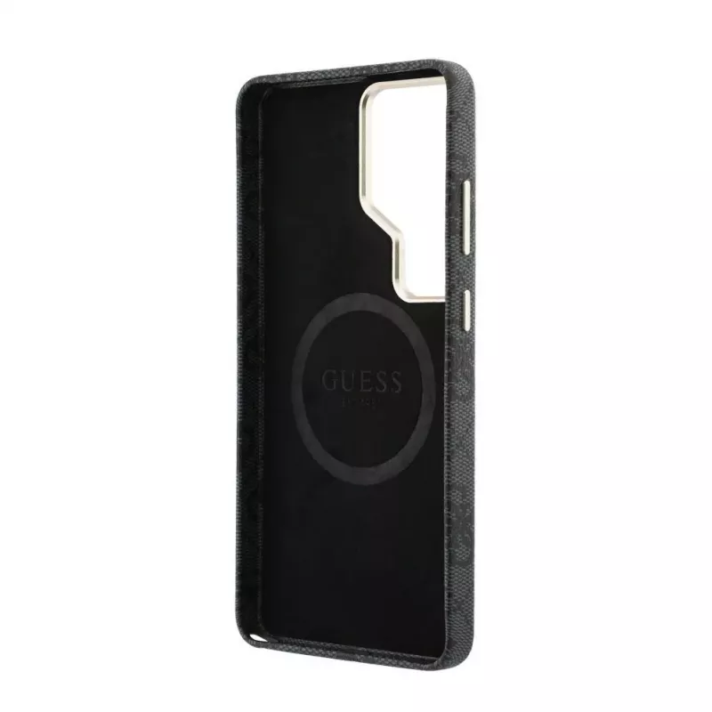 Guess 4G Script MagSafe -suojakotelo Samsung Galaxy S26 Ultralle (musta)