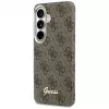Guess 4G Script MagSafe -suojakotelo Samsung Galaxy S26:lle (ruskea)