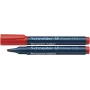 Schneider Pen Maxx 133 pysyvä tussi - punainen - talttakärki - 1-4 mm viivanleveys