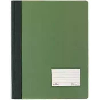 DURABLE DURALUX raporttikansio, DIN A4, läpikuultava vihreä, ekstra leveä, PVC, 25 kpl (2680-05)