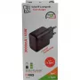 2GO ACV seinälaturi 100-240V 2x USB-C 3000mA musta (797386)