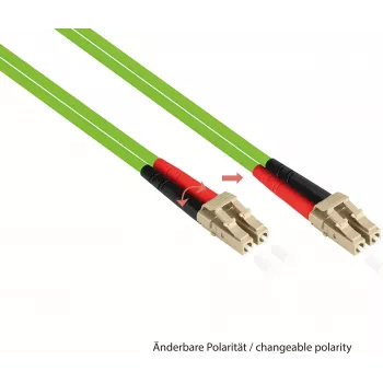 GoodConnections Alcasa LW-810LS5 kuitu-patchkaapeli 10 m OM5 LSZH LC-SC vihreä