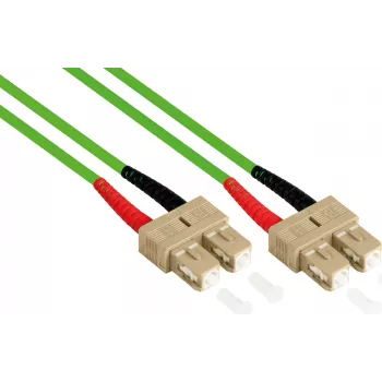 GoodConnections LW-810SC5 kuitu-patchkaapeli 10 m OM5 SC/SC vihreä