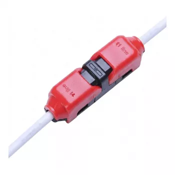 SYNERGY21 LED FLEX Strip Easy Connect I-muotoinen liitin 1 linjalle punainen