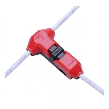 Synergy 21 LED FLEX Strip Easy Connect T-muotoinen liitin 1 linjalle punainen