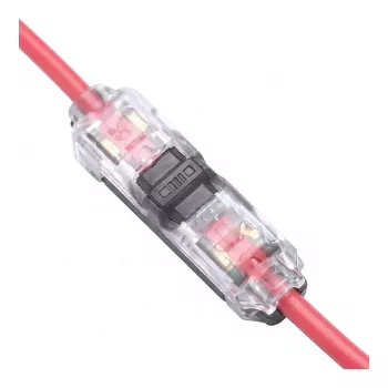 Synergy 21 LED FLEX -nauha Easy Connect I-muotoinen liitin 1 linjalle läpinäkyvä