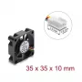 Delock aksiaalituuletin 12 V DC, 35 x 35 x 10 mm musta