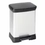 CURVER Deco Bin 30L poljinroskakori Metallic Silver