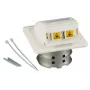 EFB Elektronik FTTH uppoasennusrasia, 2x LC Duplex OS2 -sovitin, yksimuoto, valkoinen