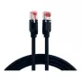 EFB RJ45-patchkaapeli Cat.6A S/FTP LSZH Dätwyler 7702 TM21 musta 0,15 m