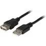 EFB-Elektronik USB 2.0 -jatkokaapeli A-A uros - naaras 0,5 m musta Classic