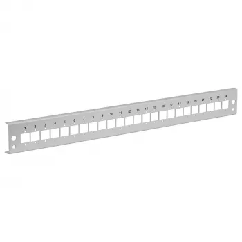 EFB etupaneeli 24xE2000 duplex, E2000 Compact (RDM) suora versio, vaaleanharmaa (RAL 7035), 1U 19