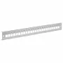 EFB etupaneeli 24xE2000 duplex, E2000 Compact (RDM) suora versio, vaaleanharmaa (RAL 7035), 1U 19 inch kehikkoasennus