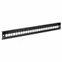 EFB etupaneeli 24xE2000 duplex, E2000 Compact (RDM) suora versio musta