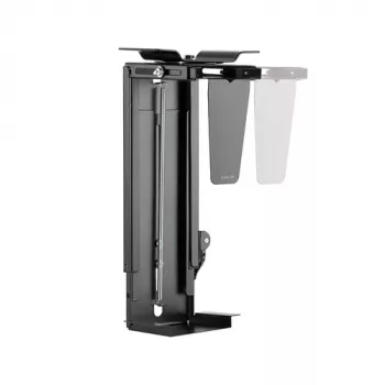 LogiLink EO0030 pyörivä PC-teline pöydän alle pikakiinnityksellä, musta, max. 10 kg