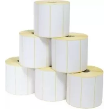 ARTDEV suorakuitutarran rulla 90 x 36 mm, D100 mm, hylsy 40, 1100 tarraa/rulla