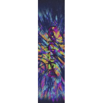 Longway piirilevy GripTape - musta vihreä/valkoisella grafiikkakuviolla