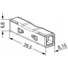 WAGO läpivientiliitin 2773-2401, push-in, max. 4 mm², 2 johdinta