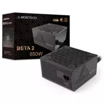 Montech BETA 2 80 PLUS Bronze virtalähde, ATX 3.1 - 650 wattia, musta